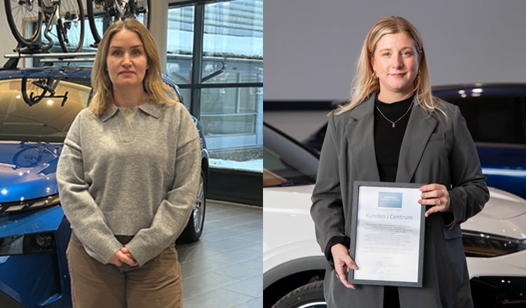 Elin Mcleod och Sandra Orozovic tilldelades nomineringen “Kunden i centrum”