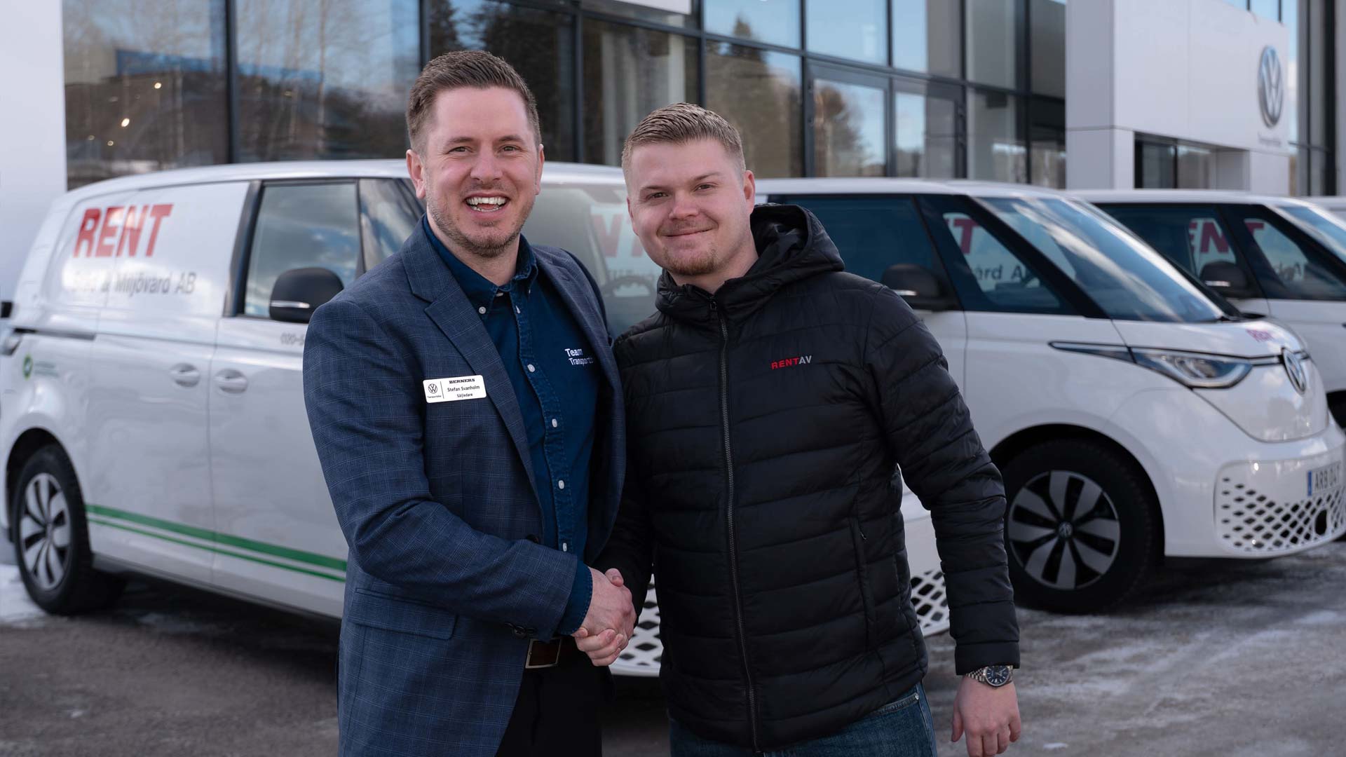 Jacob Strömqvist från Rentav och Johan Lindberg från Berners i Sundsvall.